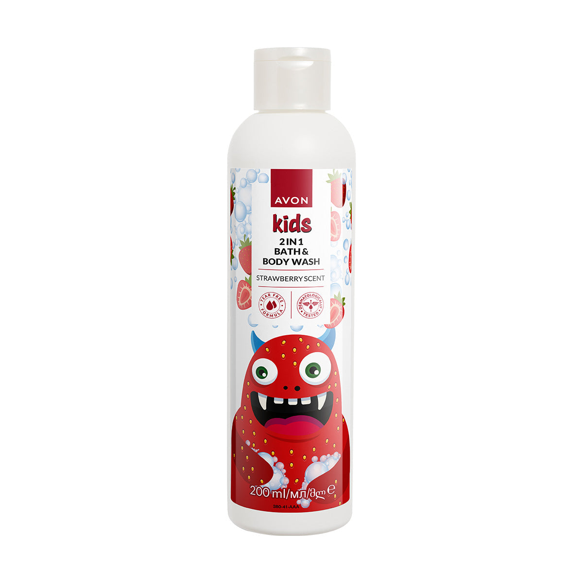 Avon Kids Gel de Corpo e Banho 2-em-1 Morango